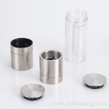 acrylic manual salt and pepper mill